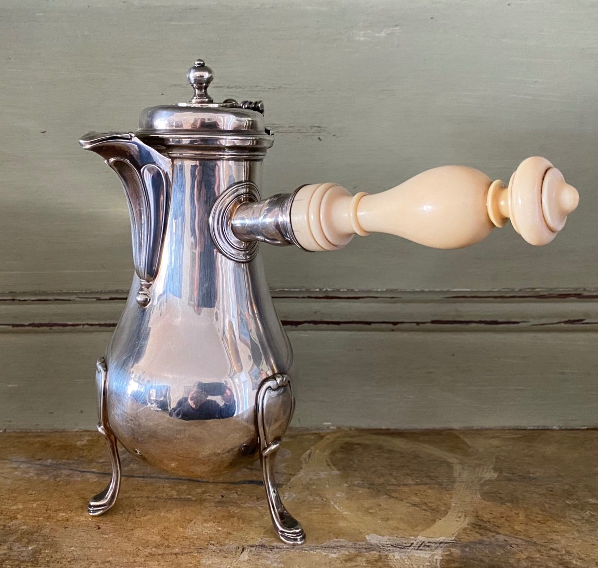 Chocolate Maker, Silver, Paris 1781