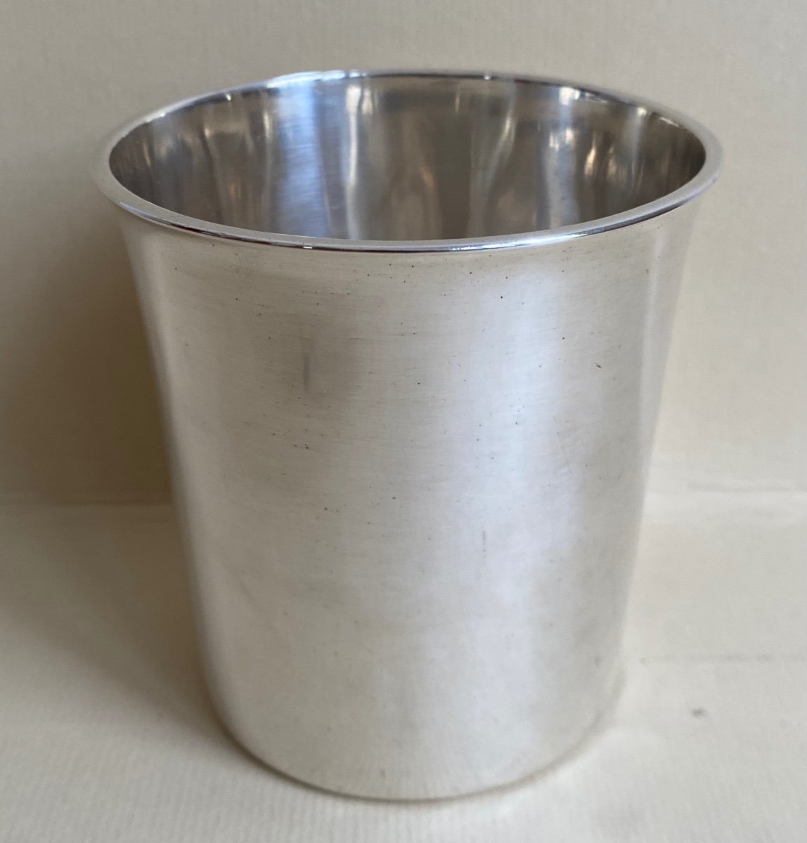 Lourde Timbale, Gobelet, Argent, Coq, Empire, Paris 1809-1819-photo-2