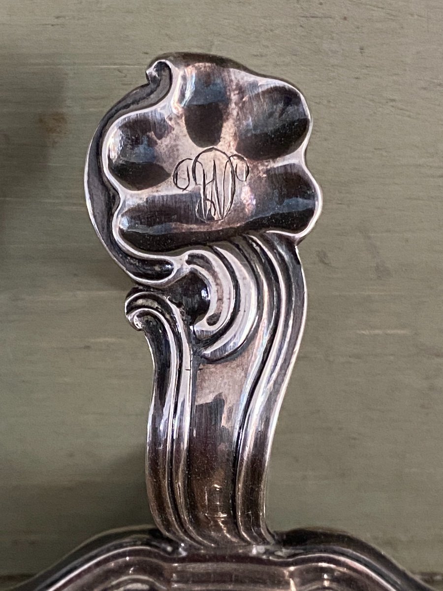 Bougeoir à Main, Argent, Paris 1752-photo-6