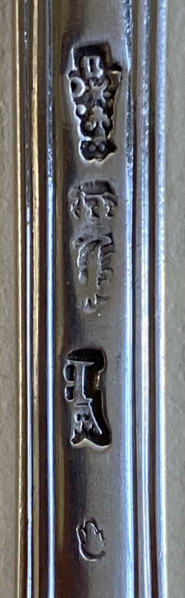 Couverts, Argent, Filets, Armoiries, Paris 1742-photo-1