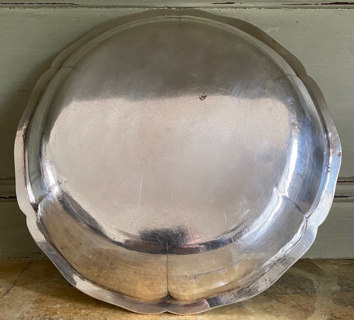 Paris 1761, Round Bowl, Dish, Silver-photo-2