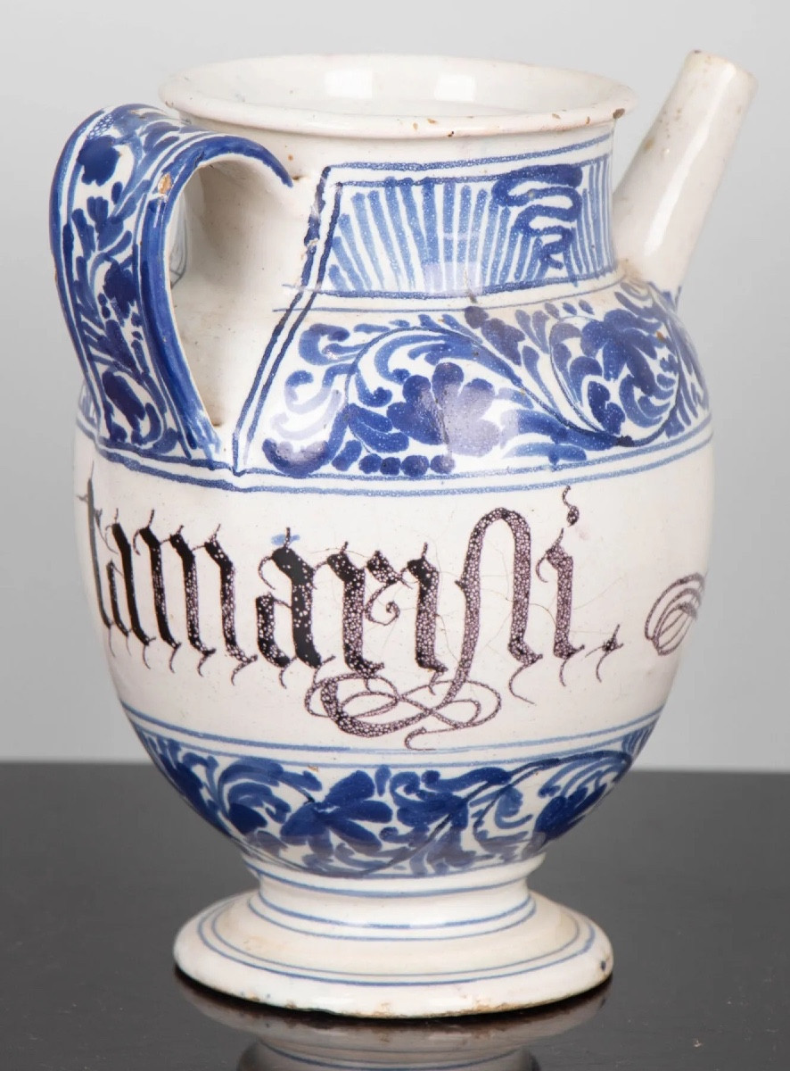 Northern Italy, Goat, Pharmacy Jar, 17th Century
