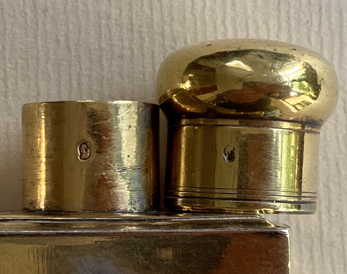 Joubert, Tea Caddy, Gilt Silver, Vermeil, Paris 1766-photo-5