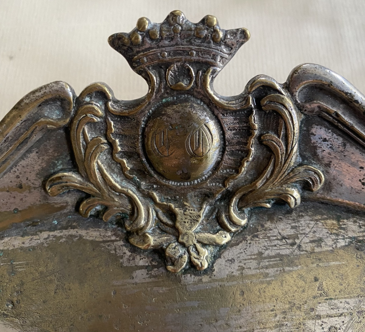 Huilier, métal plaqué, Argent, XVIIIè