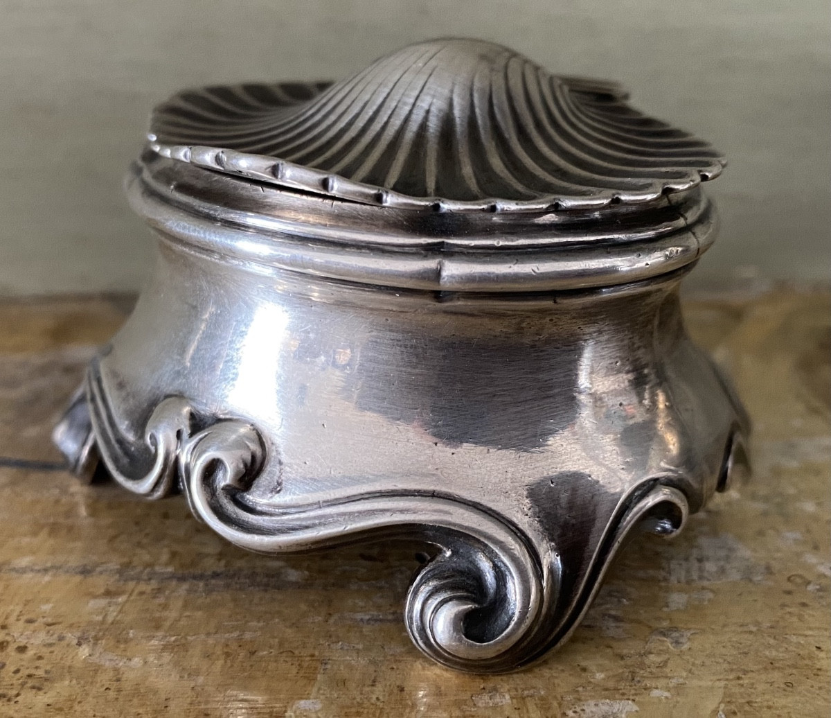Covered Salt Cellar, Silver, Paris 1756-photo-2
