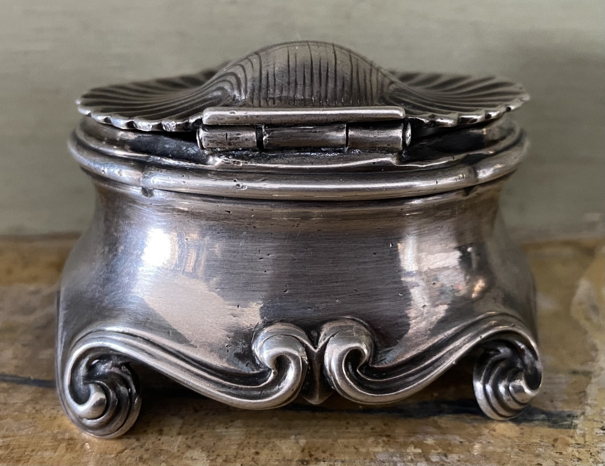 Covered Salt Cellar, Silver, Paris 1756-photo-4