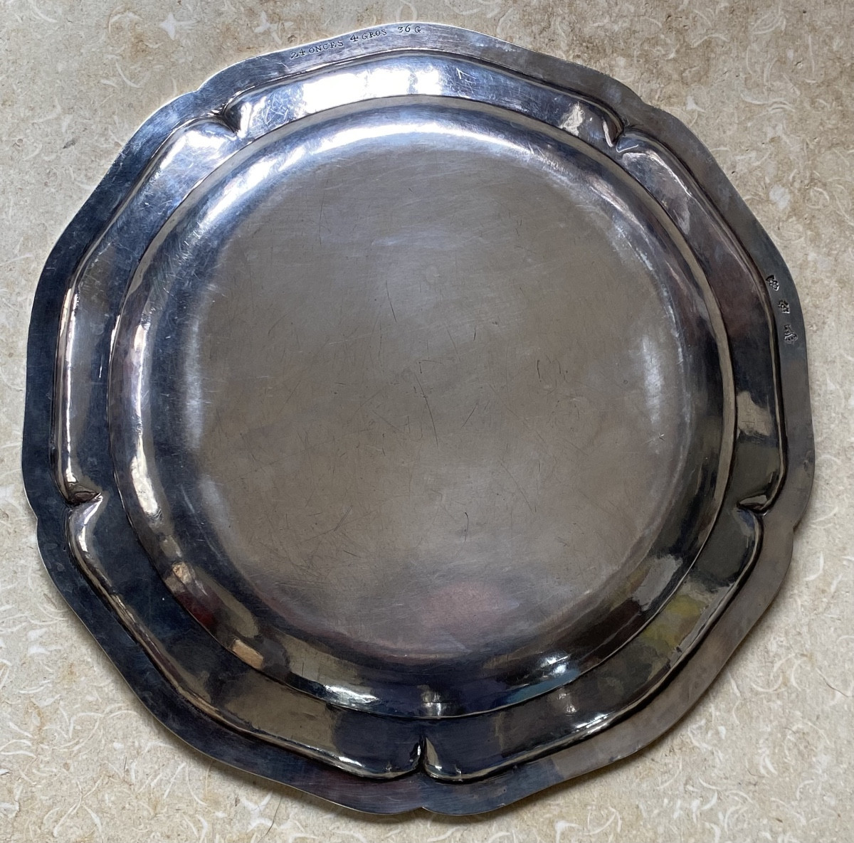 Lille, Plat, argent, armoiries, 1776-photo-3