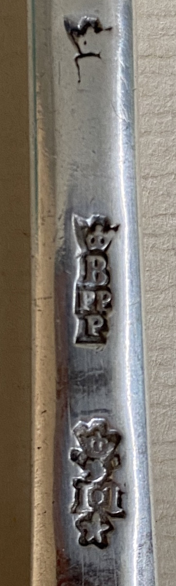 Poitiers, Paire de cuillères à ragoût, argent, 1753-photo-1