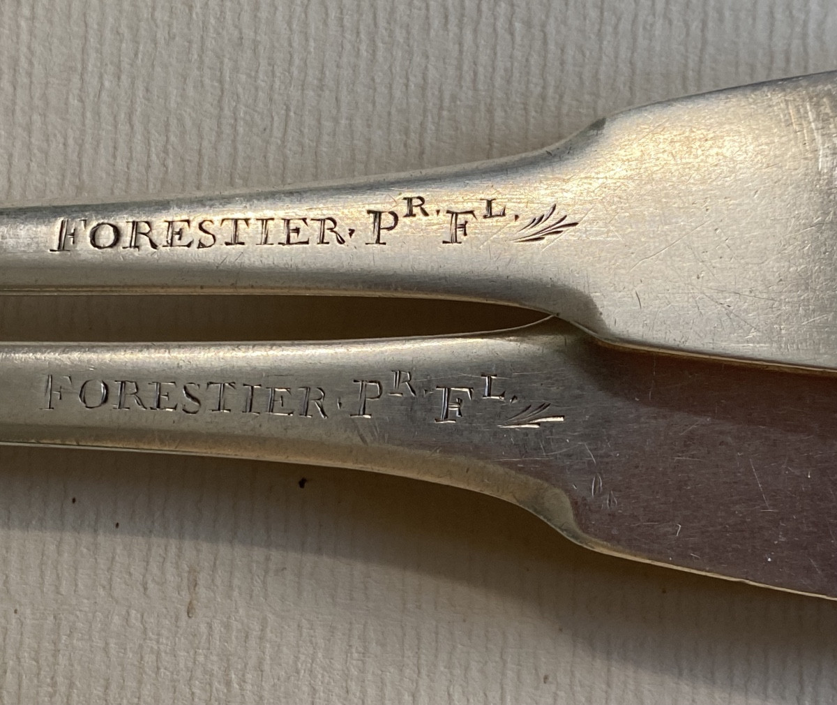 Poitiers, Paire de cuillères à ragoût, argent, 1753-photo-2