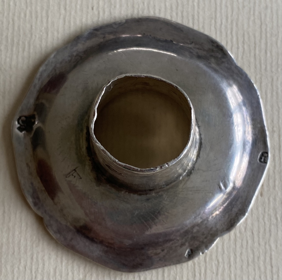 Bobèche, Silver, Dunkirk, 1775-photo-2