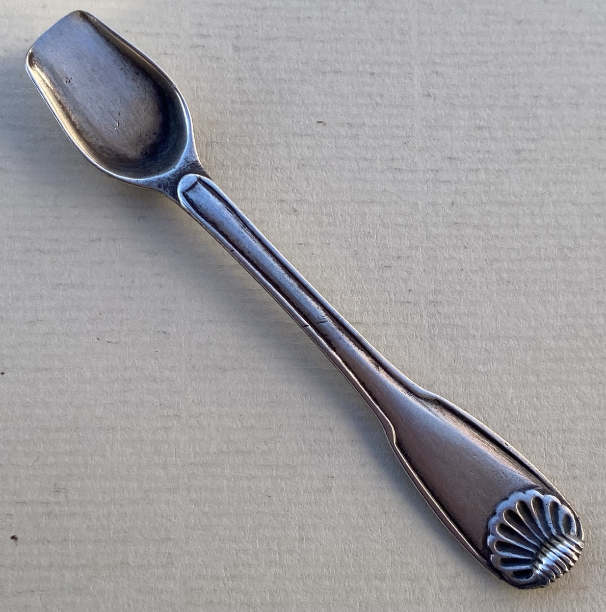 Salt Shovel, Silver, Paris 1769-photo-2