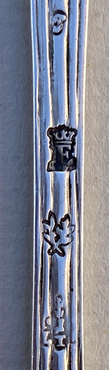 Pelle à Sel, Argent, Armoiries, Paris 1768-photo-4
