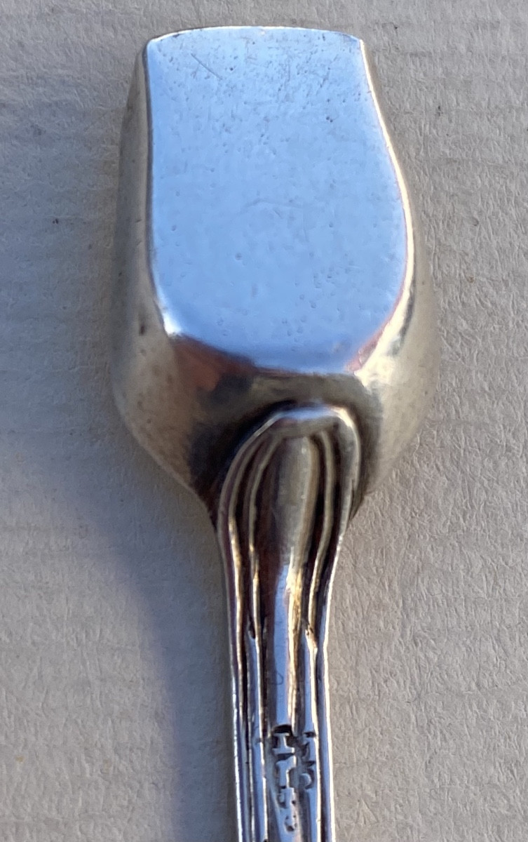 Pelle à Sel, Argent, Armoiries, Paris 1768-photo-2