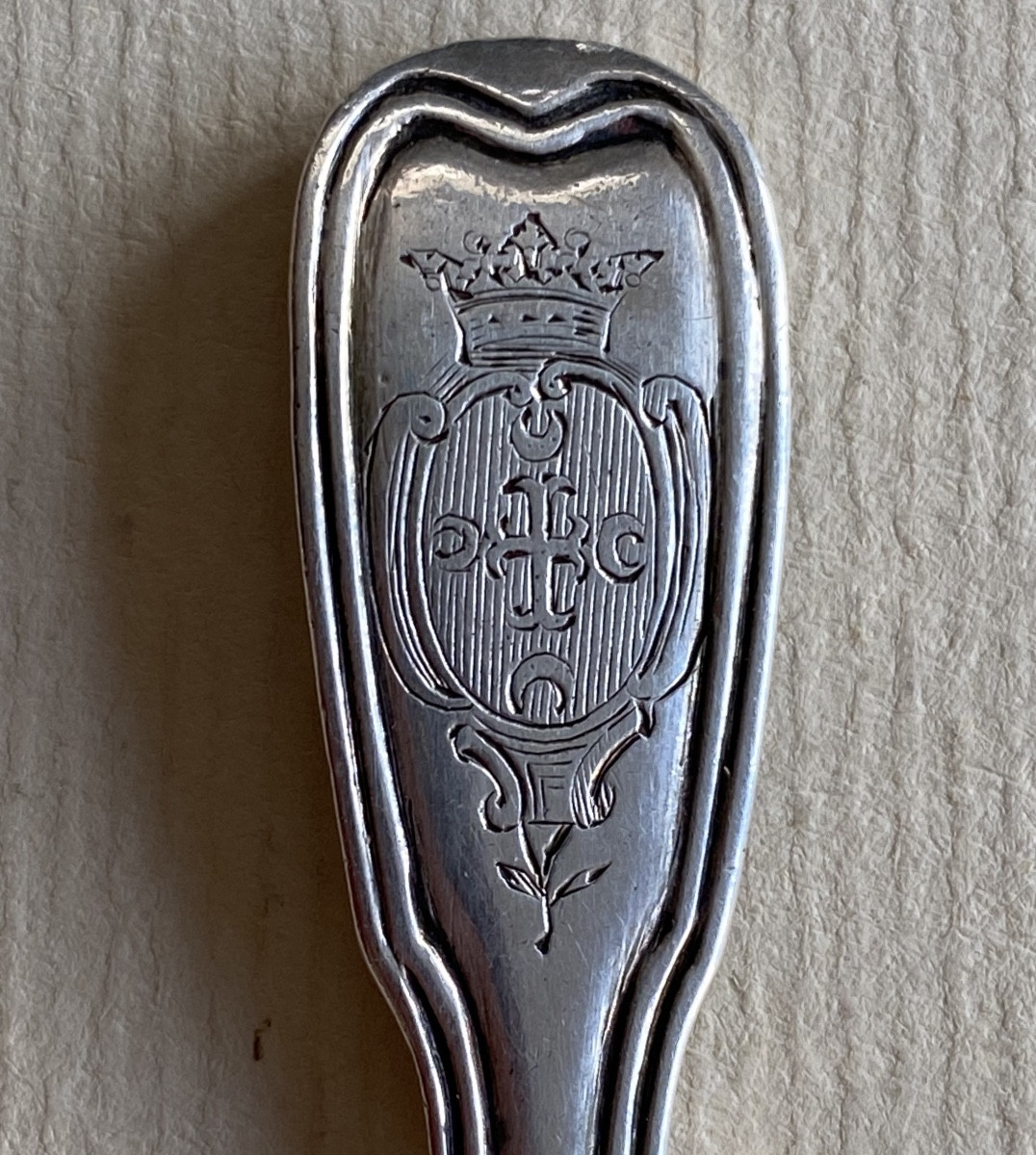 Pelle à Sel, Argent, Armoiries, Paris 1768