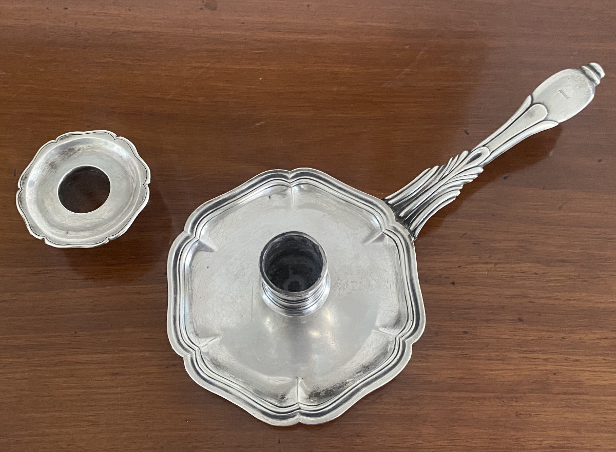 Perpignan, Hand Candlestick, Silver-photo-2