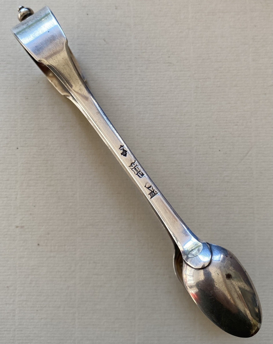 Rochefort, Pince à sucre, argent, 1739-photo-4