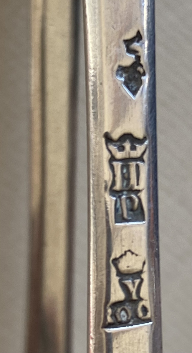 Rochefort, Pince à sucre, argent, 1739-photo-2