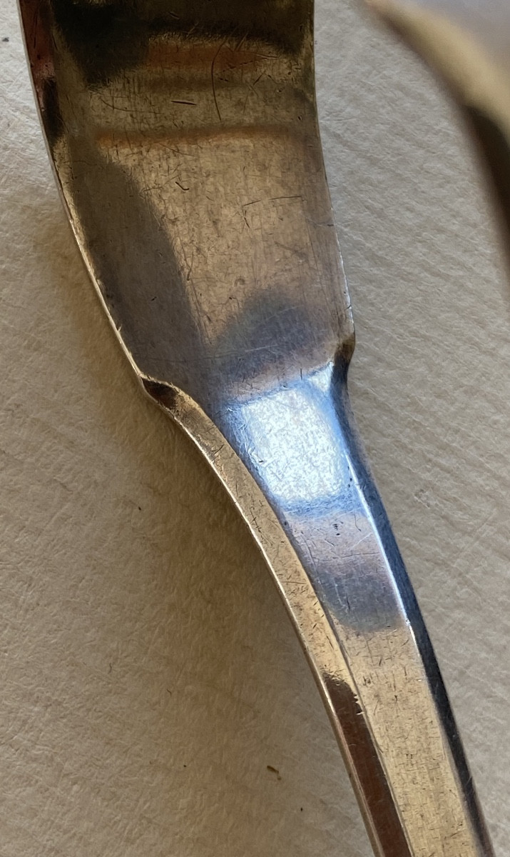 Rochefort, Pince à sucre, argent, 1739-photo-4