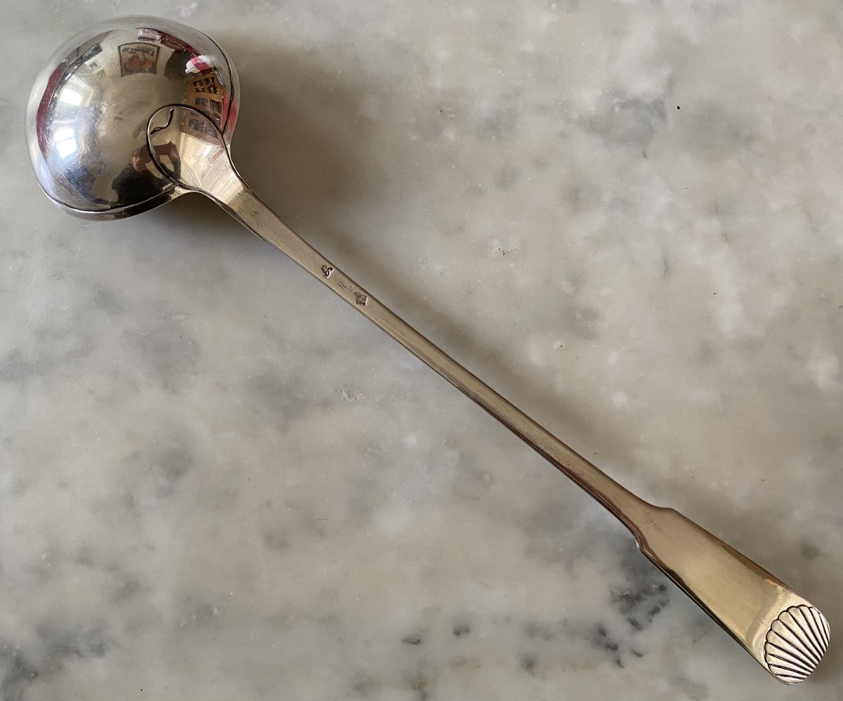Saint Omer, Ladle, Silver, Lille 1751-photo-3