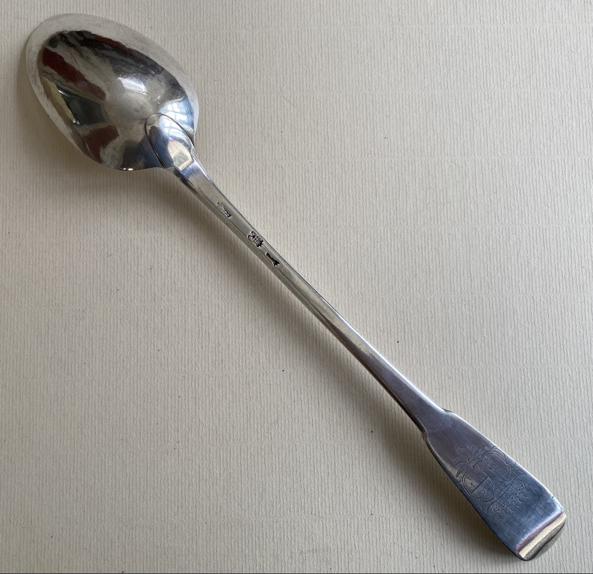 Spoon à Ragoût, De Service, Silver, Uniplat, Paris, 1731-photo-2