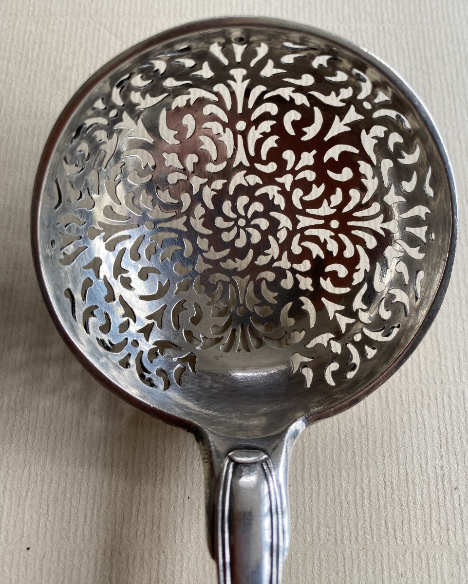 Sommé, Sprinkler, Sugar Spoon, Silver, Paris, 1773-photo-3