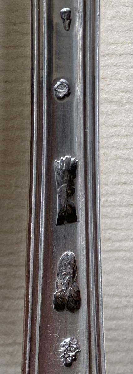 Sommé, Sprinkler, Sugar Spoon, Silver, Paris, 1773-photo-1