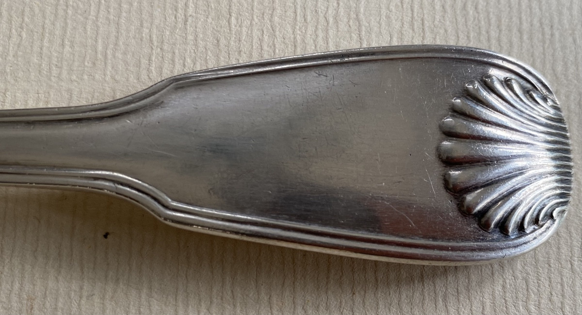 Sommé, Sprinkler, Sugar Spoon, Silver, Paris, 1773-photo-2