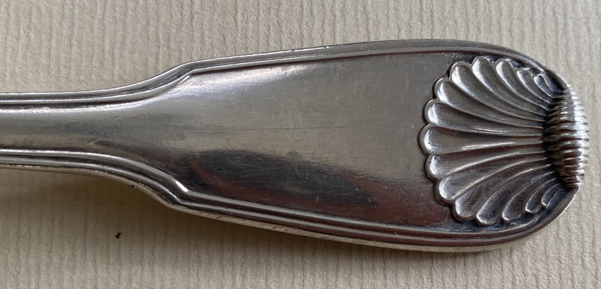 Sommé, Sprinkler, Sugar Spoon, Silver, Paris, 1773-photo-3