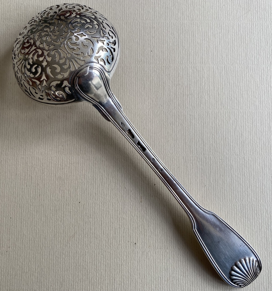 Sommé, Sprinkler, Sugar Spoon, Silver, Paris, 1773