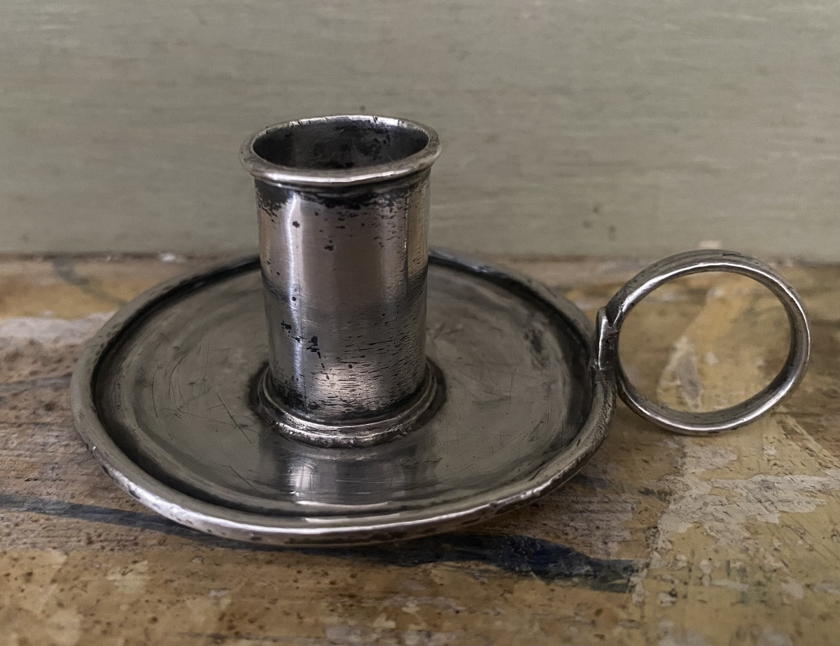 Bougeoir à main, Argent, Paris 1677-photo-3