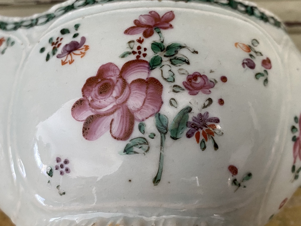 Chine, Saucière, porcelaine, famille verte-photo-4