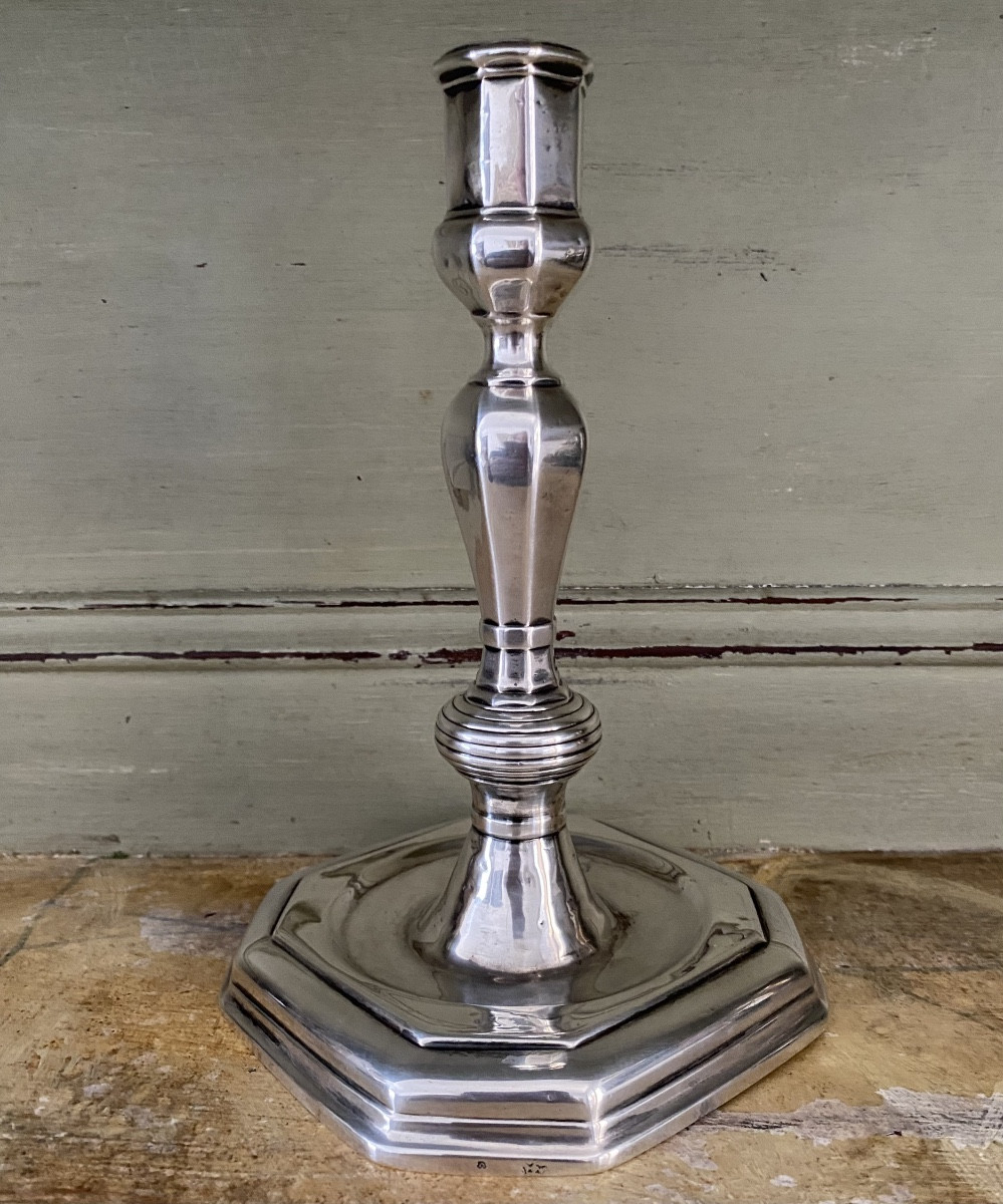 Flambeau, Bougeoir, Argent, Paris, 1702-photo-2