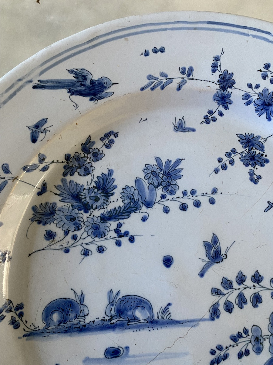 Nevers, Dish, Earthenware, Coat Of Arms, Chavaillon Collection-photo-1