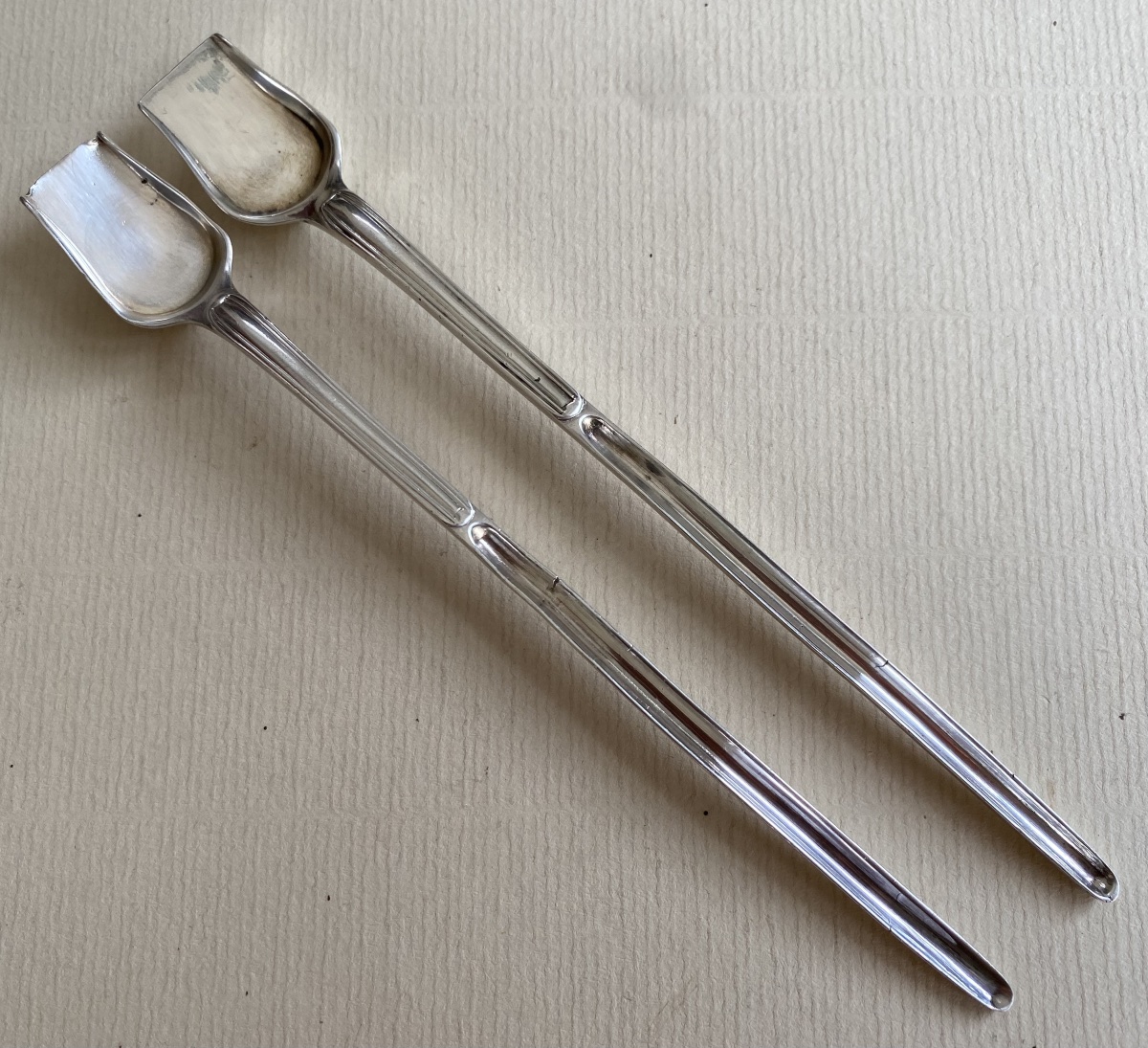 Bone Marrow Spoons, Bone Marrow Scoops, Salt Scoops, Silver-photo-2