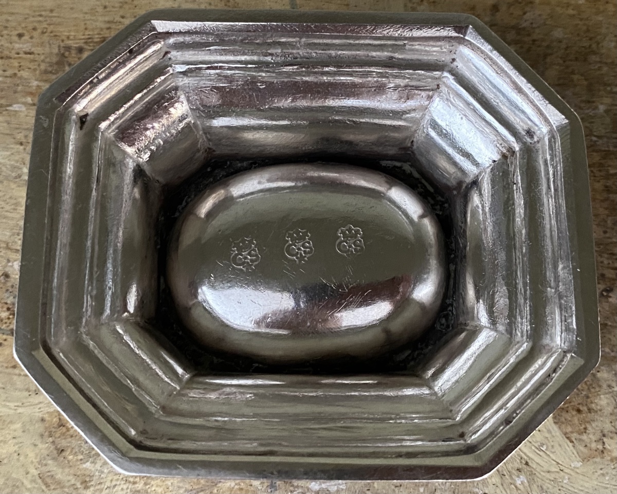 Salt Shakers, Silver, Coats Of Arms-photo-1
