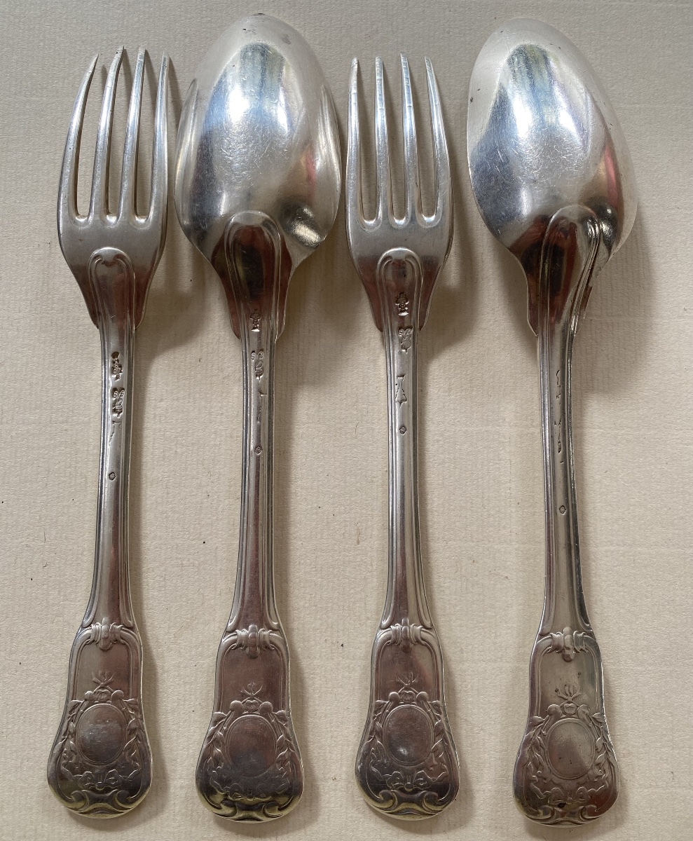 Couverts, argent, Paris, 1772-73-photo-3