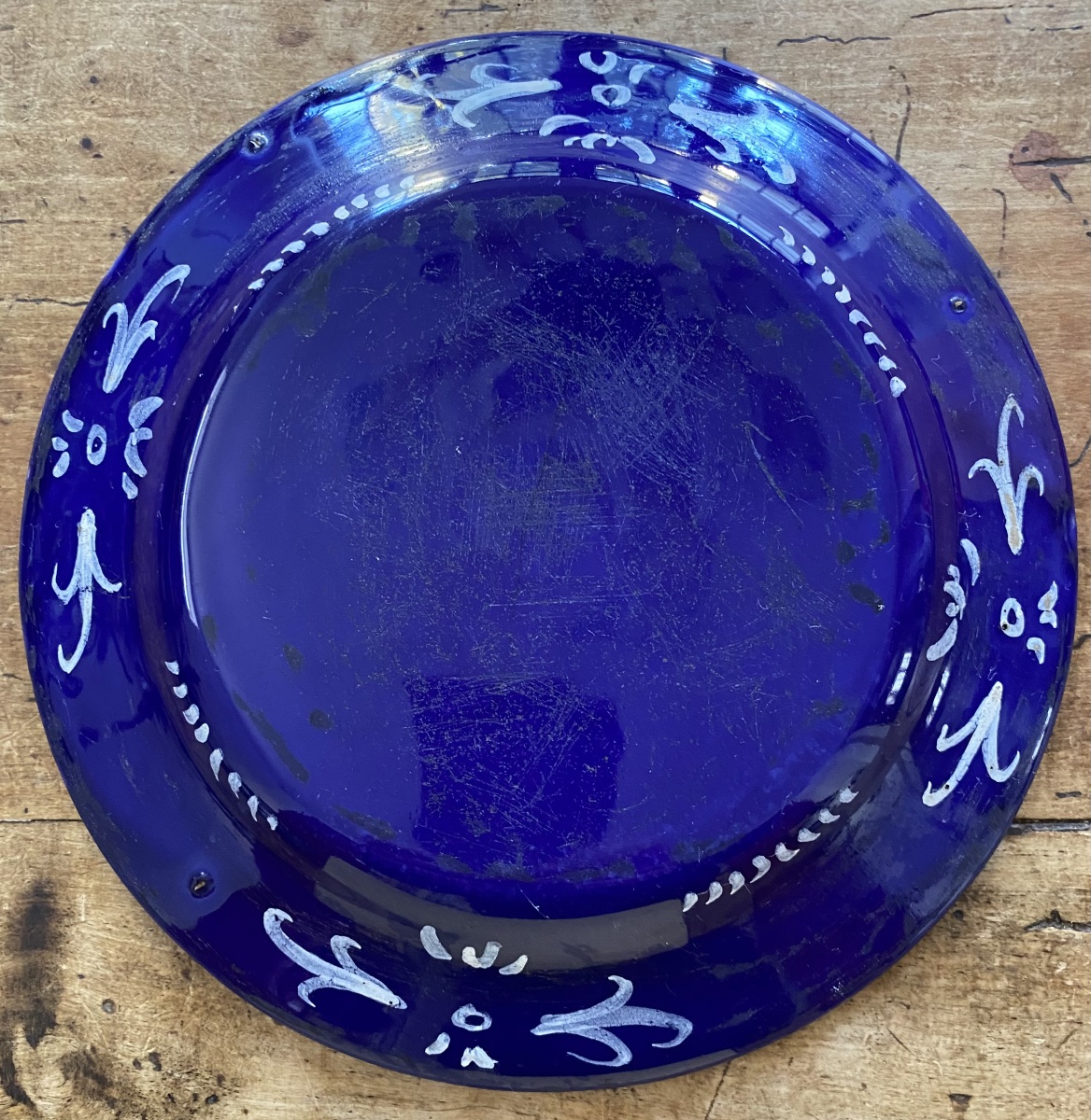 Nevers, Plate, Persian Blue, 17th Century-photo-3
