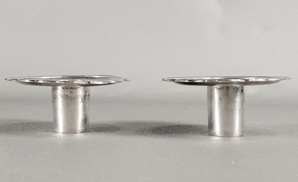 Douai, Pair Of Candlesticks, Silver, 1754-photo-1