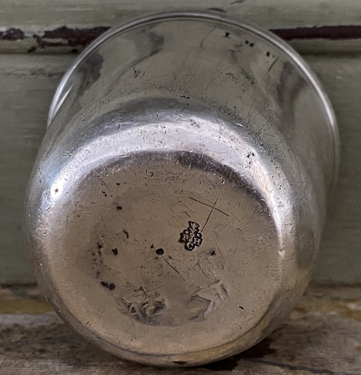 Curon Or "round-bottomed" Cup, Timbale, Silver, Paris 1750-photo-2