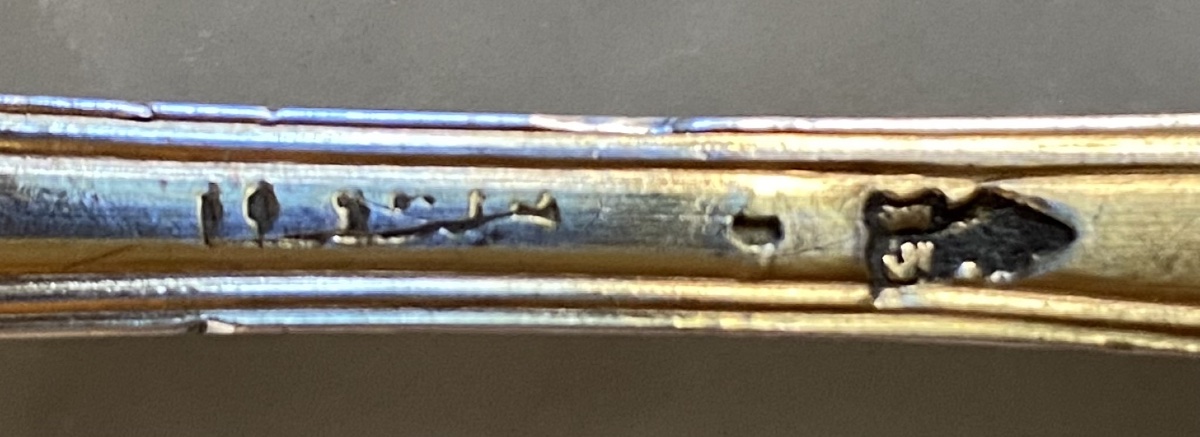 Strasbourg, Imlin, Teaspoons, Gold-plated Silver, Vermeil-photo-4