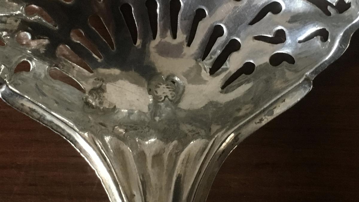 Saupoudreuse, Cuillère à Sucre, Argent, Paris, XVIIIè-photo-4