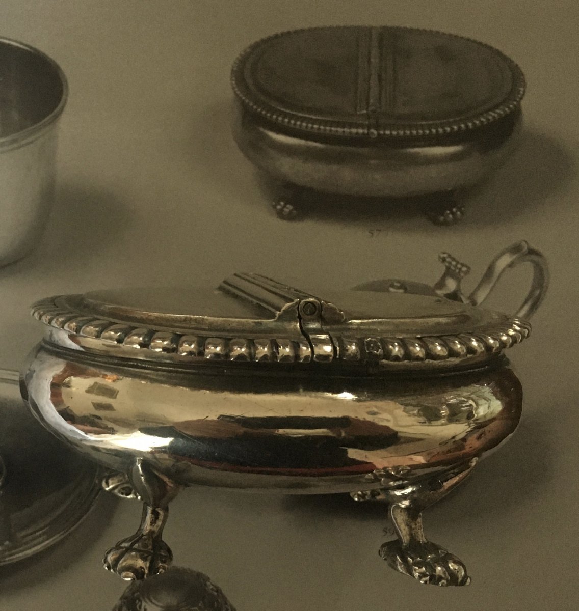 Boite à épices, Argent, XVIIIè
