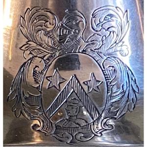 Museum, Candlestick, Flambeau, Silver, Coat Of Arms, Paris, 1704-1712