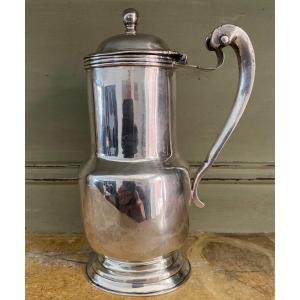 Barber, Ewer, Water Pot, Plated Metal, Silver, 18th Century