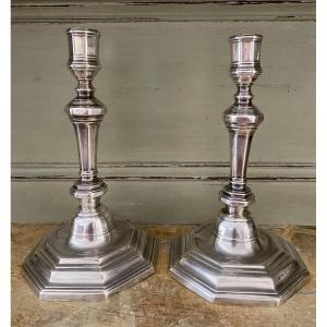 Bayonne, Torches, Candlesticks, Silver, 1738