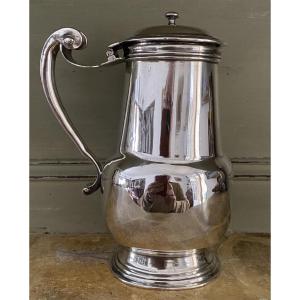 Barber's Chair, Water Pot, Ewer, Plated Metal, Silver, 18th Century