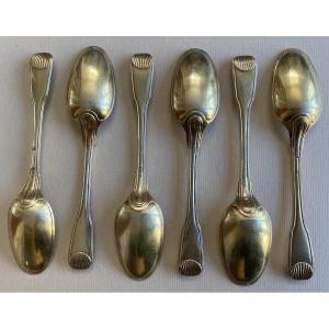 Strasbourg, Teaspoons, Small Spoons, Gilt Silver, Vermeil