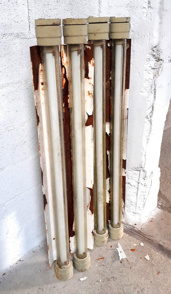 Paire De Lampes Industriels-photo-2