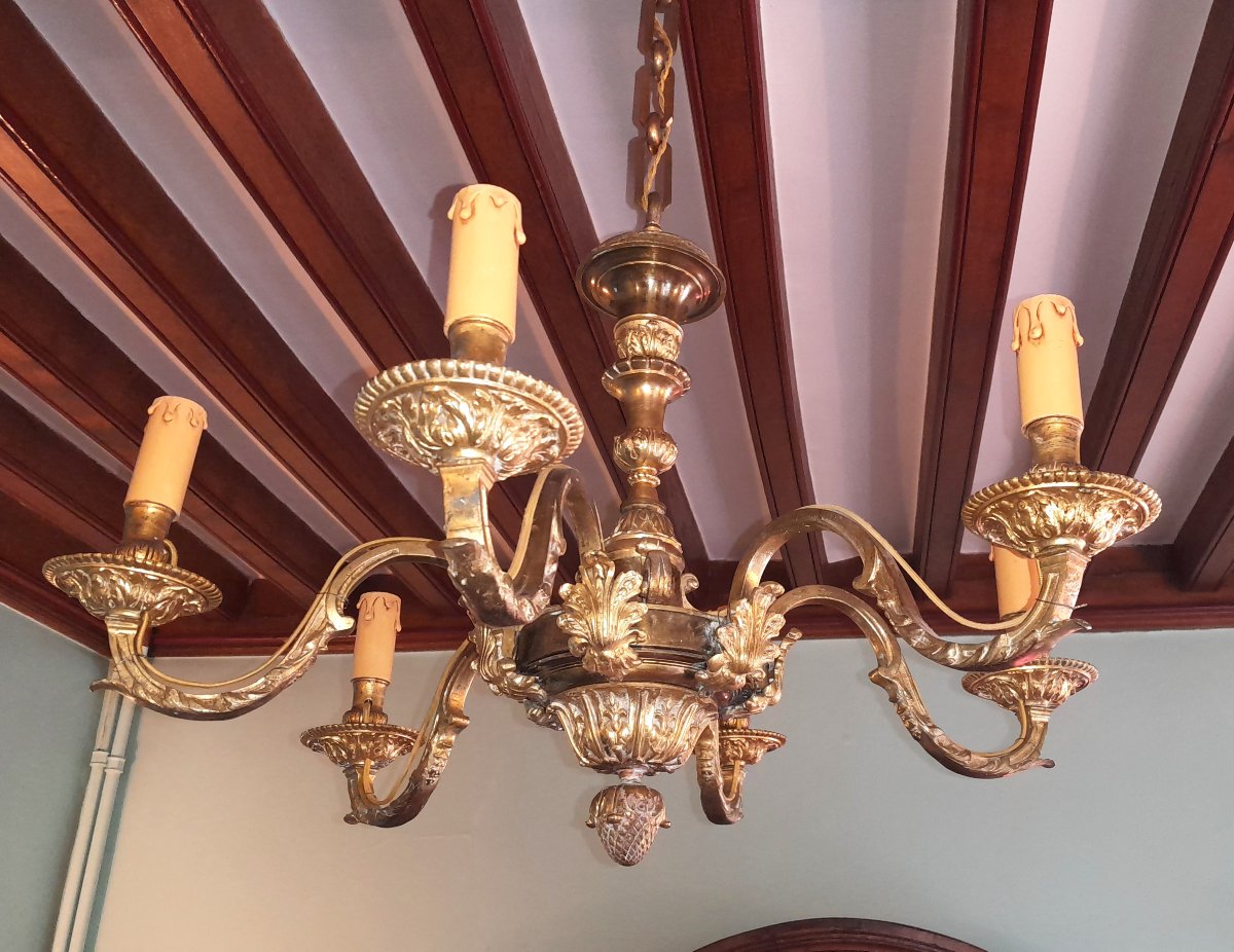 19th-century Louis XIV-style Chandelier-photo-2