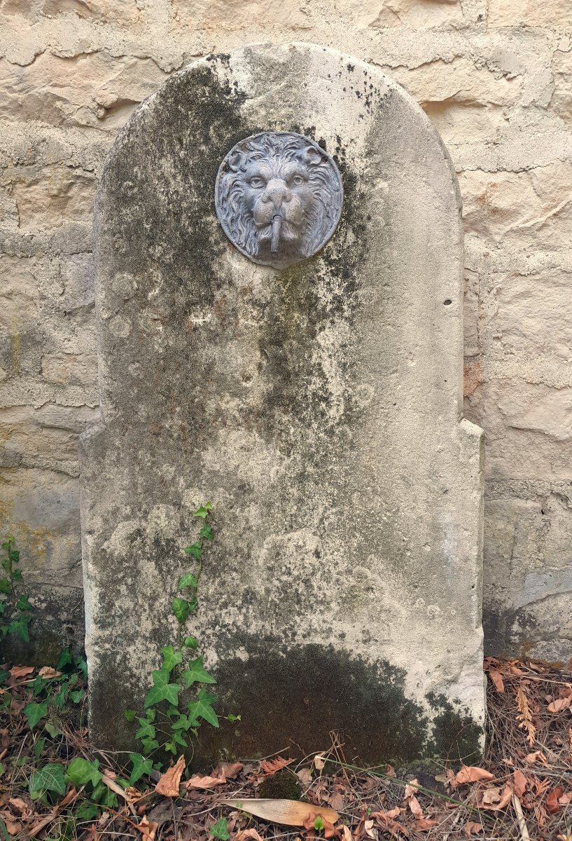 Fontaine en Pierre XIXe-photo-2